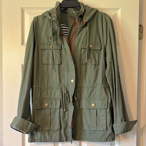 Olive Green Hooded Jacket